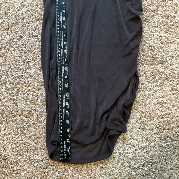 ASTR The Label Haley Dorman Sleeve Dress Black Gray Sz Small Open Back Revolve - Picture 15 of 15